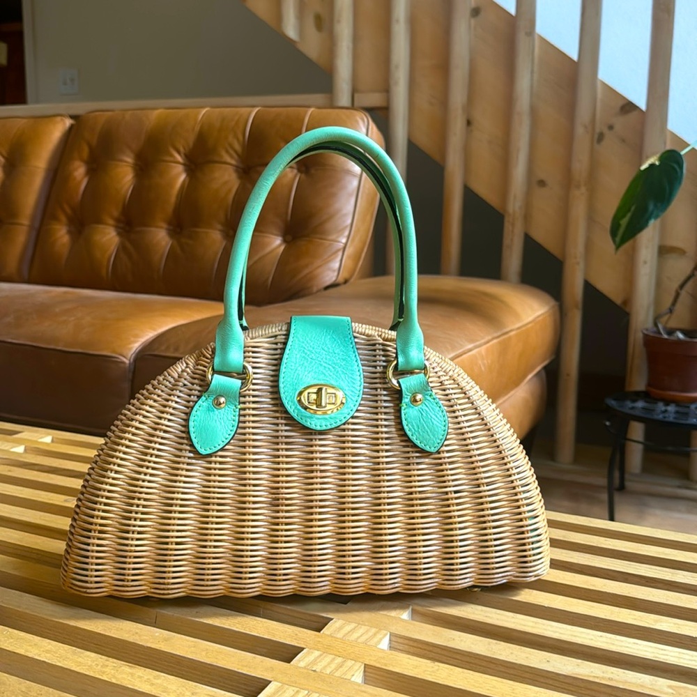 Banana Republic Wicker Handbag